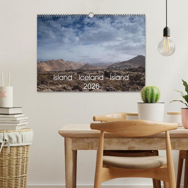 Produktbild: Island - Iceland - &Iacute;sland (Wandkalender 2026 DIN A3 quer), CALVENDO Monatskalender