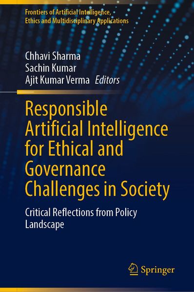 Produktbild: Responsible Artificial Intelligence for Ethical and Governance Challenges in Society