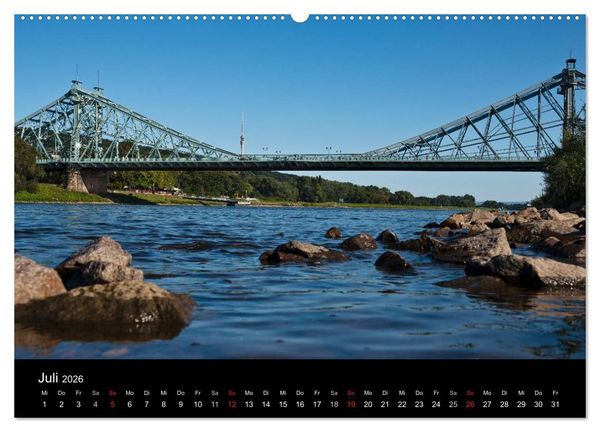 Produktbild: Dresden, das Florenz an der Elbe (Wandkalender 2026 DIN A2 quer), CALVENDO Monatskalender