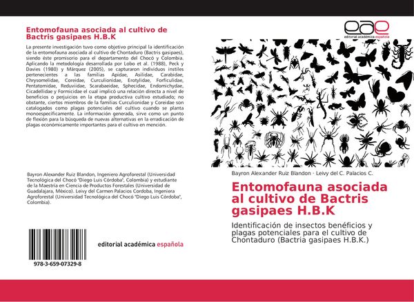Produktbild: Entomofauna asociada al cultivo de Bactris gasipaes H.B.K