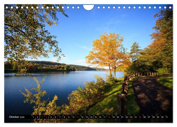 Produktbild: Biggesee und Listertalsperre (Wandkalender 2026 DIN A4 quer), CALVENDO Monatskalender