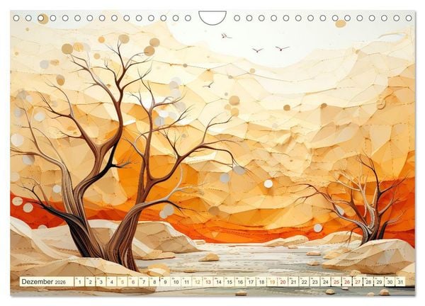 Produktbild: Baum Kunst (Wandkalender 2026 DIN A4 quer), CALVENDO Monatskalender