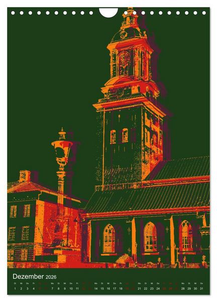 Produktbild: POP-ART meets G&ouml;teborg (Wandkalender 2026 DIN A4 hoch), CALVENDO Monatskalender