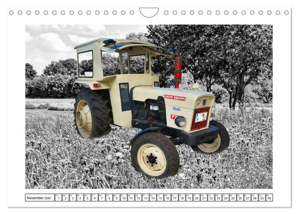 Produktbild: Traktoren - Oldtimer aus dem Ausland (Wandkalender 2026 DIN A4 quer), CALVENDO Monatskalender