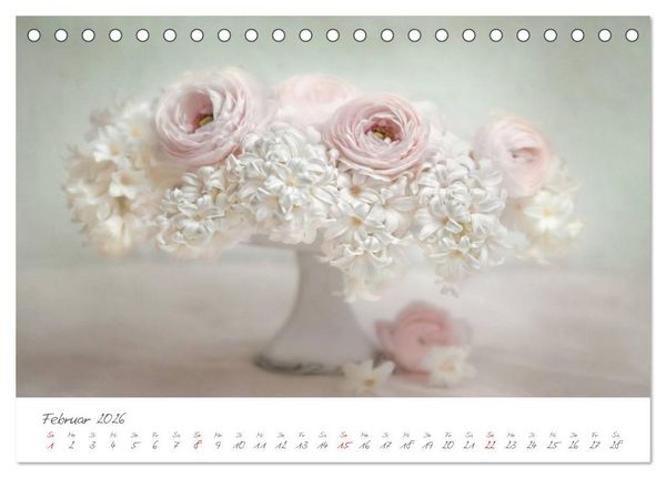 Produktbild: Bl&uuml;ten Poesie (Tischkalender 2026 DIN A5 quer), CALVENDO Monatskalender