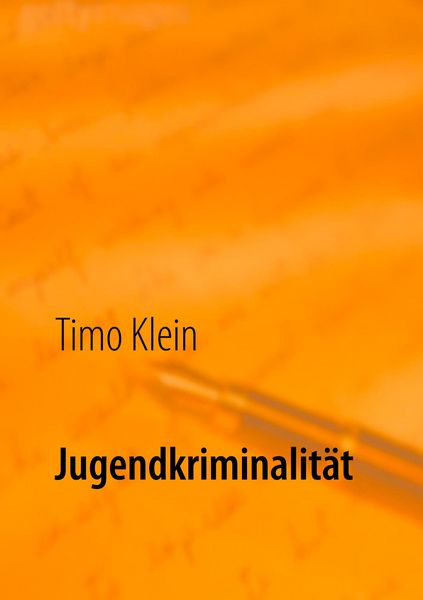 Produktbild: Jugendkriminalit&auml;t