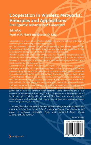 Produktbild: Cooperation in Wireless Networks: Principles and Applications