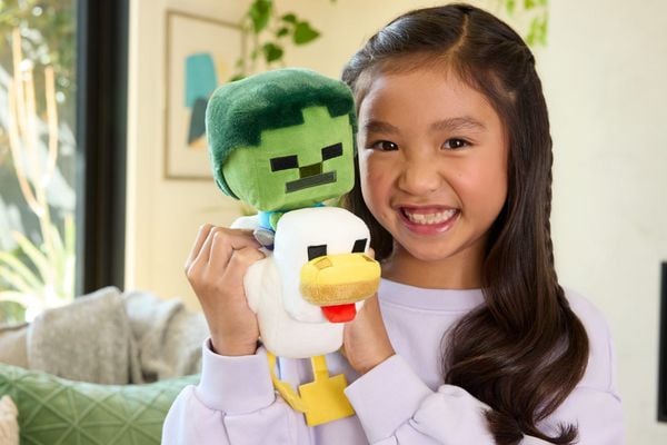 Produktbild: Minecraft 8" Deluxe Plush - Chicken Jockey