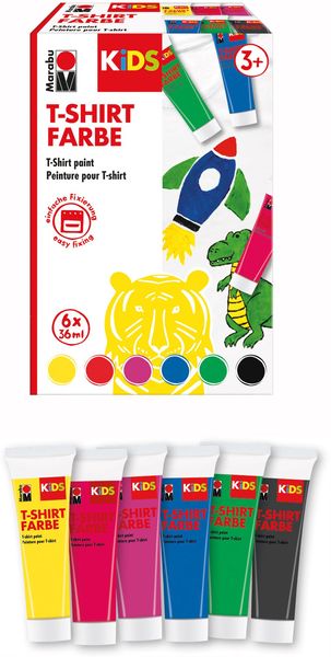Produktbild: Marabu KiDS T-Shirt Farbe 6x36ml
