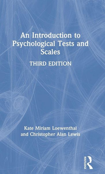 Produktbild: An Introduction to Psychological Tests and Scales