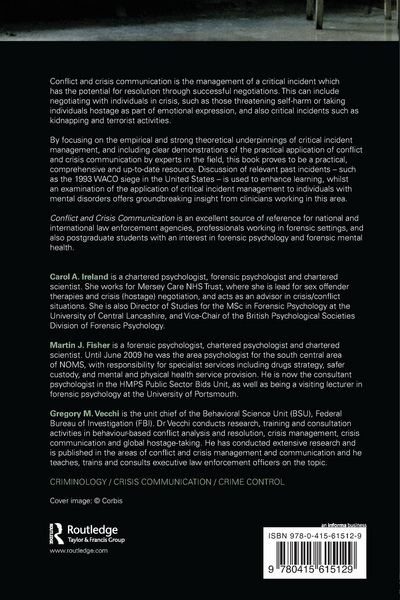 Produktbild: Conflict and Crisis Communication
