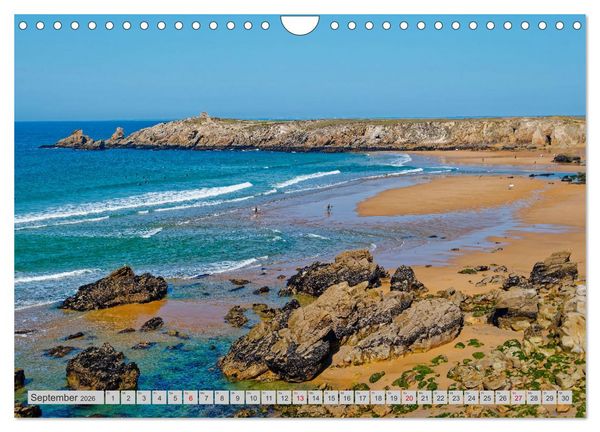 Produktbild: Cote Sauvage. Wilde Atlantikk&uuml;ste der Bretagne. (Wandkalender 2026 DIN A4 quer), CALVENDO Monatskalender