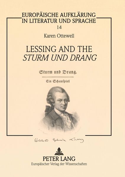 Produktbild: Lessing and the 'Sturm und Drang'