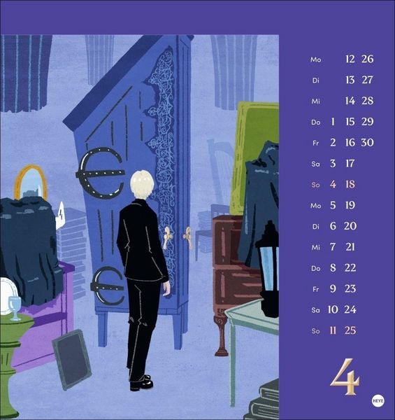 Produktbild: Harry Potter Postkartenkalender 2027