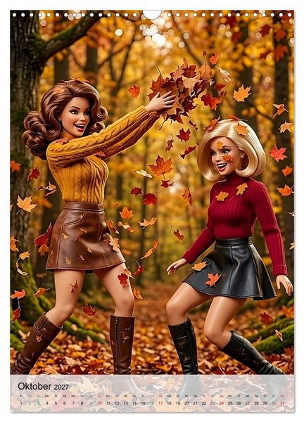 Produktbild: Fabulous Dolls &ndash; Im Hier und Jetzt (Wandkalender 2027 DIN A3 hoch), CALVENDO Monatskalender