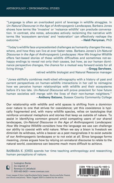 Produktbild: Un-Natural Discourse in the Age of Anthropogenic Landscapes