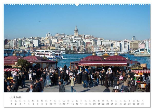 Produktbild: Istanbul - zwischen Okzident und Orient (hochwertiger Premium Wandkalender 2026 DIN A2 quer), Kunstdruck in Hochglanz
