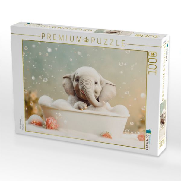 Produktbild: CALVENDO Puzzle ... in der Badewanne | 1000 Teile Lege-Gr&ouml;&szlig;e 64x48cm Foto-Puzzle f&uuml;r gl&uuml;ckliche Stunden