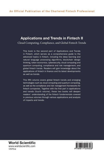 Produktbild: Applications and Trends in Fintech Ii