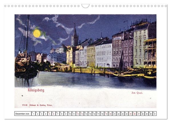 Produktbild: Gruss aus K&ouml;nigsberg (Wandkalender 2026 DIN A3 quer), CALVENDO Monatskalender