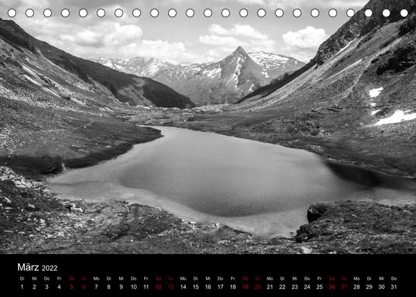Produktbild: SchwarzWeiss gesehen (Tischkalender 2022 DIN A5 quer)