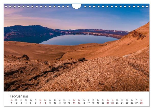 Produktbild: Island, Land aus Feuer und Eis: Sich st&auml;ndig neu formende Erde (Wandkalender 2026 DIN A4 quer), CALVENDO Monatskalender