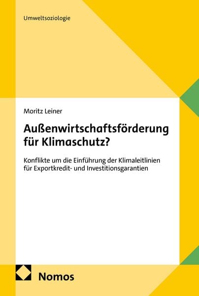 Produktbild: Au&szlig;enwirtschaftsf&ouml;rderung f&uuml;r Klimaschutz?
