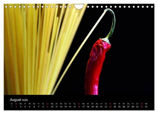 Produktbild: Pasta Kreationen (Wandkalender 2026 DIN A4 quer), CALVENDO Monatskalender