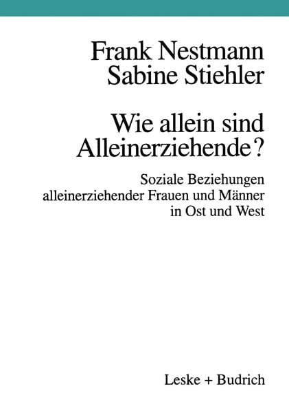 Produktbild: Wie allein sind Alleinerziehende?