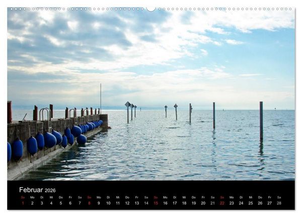Produktbild: Ein Jahr am BODENSEE (Wandkalender 2026 DIN A2 quer), CALVENDO Monatskalender