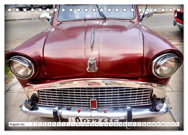 Produktbild: Oldtimer Rarit&auml;ten - Britische Traditionsmarken (Tischkalender 2026 DIN A5 quer), CALVENDO Monatskalender