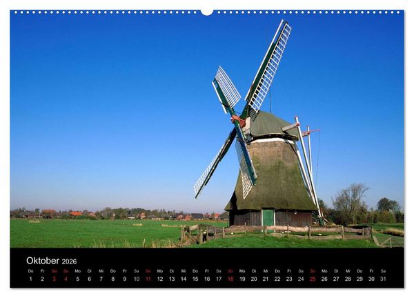 Produktbild: Ostfriesland (hochwertiger Premium Wandkalender 2026 DIN A2 quer), Kunstdruck in Hochglanz