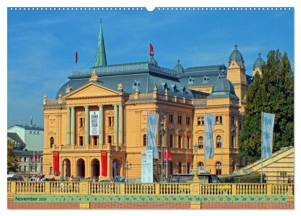 Produktbild: Residenzstadt Schwerin - Impressionen aus Mecklenburg-Vorpommern (Wandkalender 2026 DIN A2 quer), CALVENDO Monatskalender