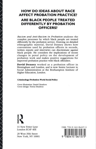 Produktbild: Racism and Anti-Racism in Probation