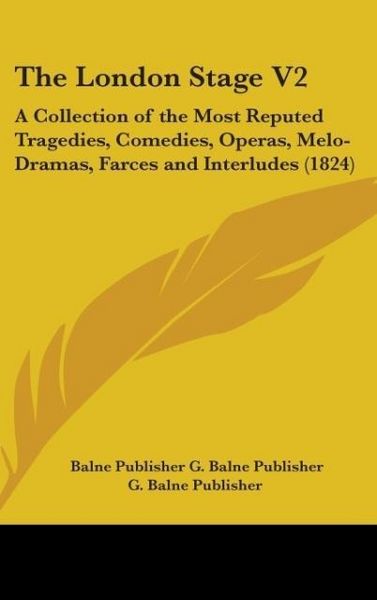 Produktbild: G. Balne Publisher: London Stage V2