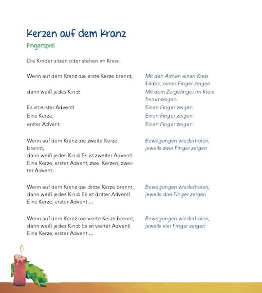 Produktbild: Advent und Weihnachten feiern in der Kita, m. Audio-CD