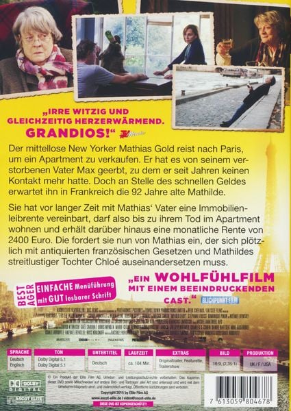 Produktbild: My Old Lady - Eine Erbschaft in Paris