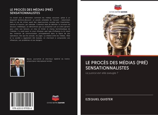 Produktbild: Le Proc&egrave;s des M&eacute;dias (pr&eacute;) Sensationnalistes