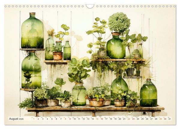 Produktbild: Blumen Pr&auml;sentation (Wandkalender 2026 DIN A3 quer), CALVENDO Monatskalender