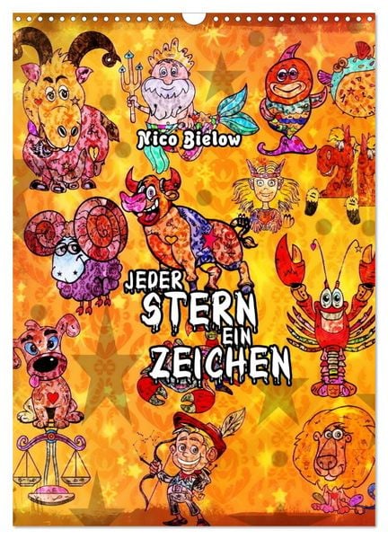 Produktbild: Jeder Stern ein Zeichen (Wandkalender 2026 DIN A3 hoch), CALVENDO Monatskalender