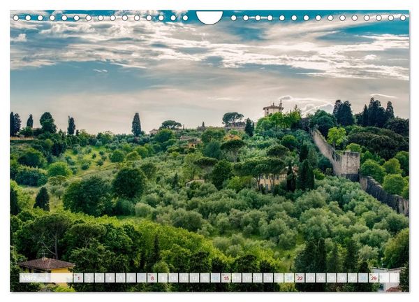 Produktbild: Italienisches Stadtgefl&uuml;ster, Rom - Mailand - Florenz (Wandkalender 2026 DIN A4 quer), CALVENDO Monatskalender