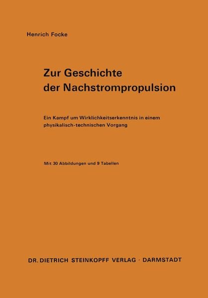 Produktbild: Zur Geschichte der Nachstrompropulsion