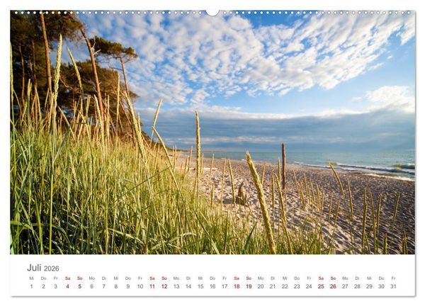 Produktbild: Lieblingsorte an der Ostsee (Wandkalender 2026 DIN A2 quer), CALVENDO Monatskalender