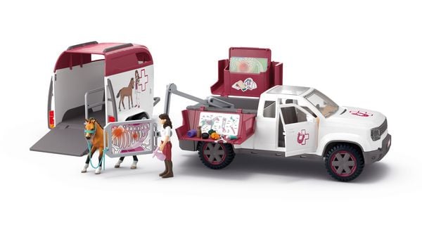 Produktbild: schleich&reg; 42704 Mobile Tier&auml;rztin mit Anh&auml;nger