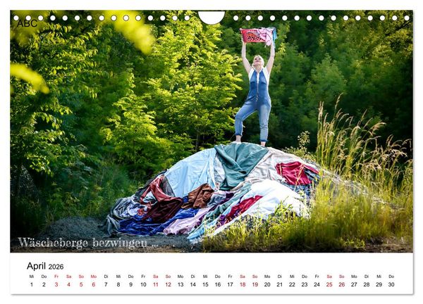 Produktbild: RAUSGEPUTZT UND GLATTGESPIEGELT (Wandkalender 2026 DIN A4 quer), CALVENDO Monatskalender