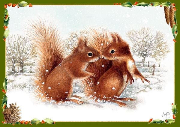 Produktbild: Mini-Adventskalender-Sortiment &ndash; Marjoleins Weihnachtsgr&uuml;&szlig;e
