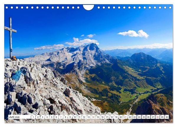 Produktbild: Gr&uuml;&szlig;e aus Filzmoos (Wandkalender 2026 DIN A4 quer), CALVENDO Monatskalender