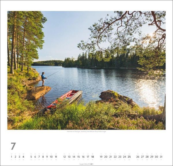 Produktbild: Schweden Kalender 2027 - Licht und Wasser