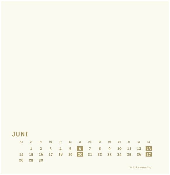 Produktbild: Premium-Bastelkalender gold gro&szlig; 2027