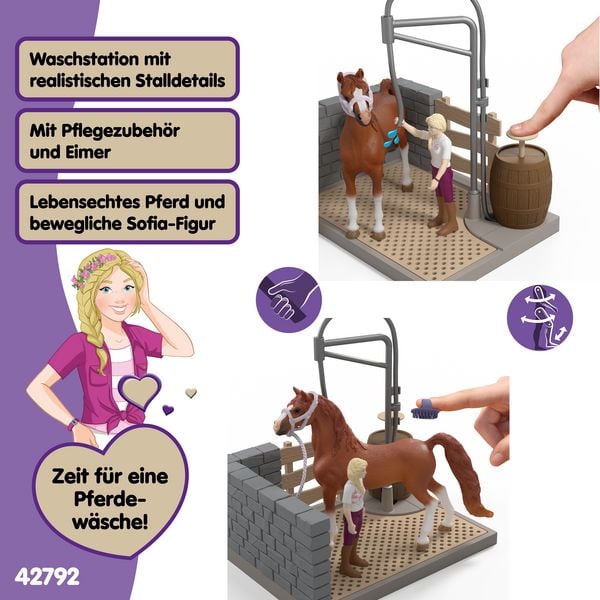 Produktbild: schleich&reg; 42792 Sofias Horse Wash, Sofias Pferdewaschplatz